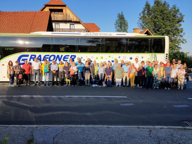 Die Mitglieder des Sparvereins Ederer fuhren mit dem Bus nach Italien.