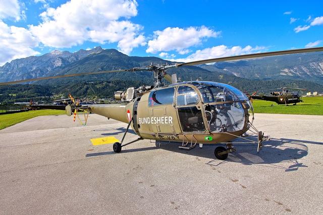 Die Alouette 3 ist der Schulungshubschrauber für den Hochgebirgslandekurs in Tirol. | Foto: Dietmar Walpoth