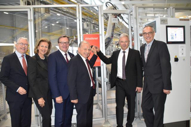 Ein Highlight war die Inbetriebnahme der Montagelinie, auf der zukünftig hochpräzise Aluminiumkomponenten für die Automobilindustrie gefertigt werden. 