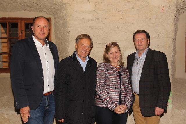 Harald Klogger, Markus und Rolanda Honsig-Erlenburg sowie Bürgermeister Franz Pirolt