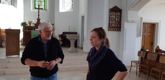 Pfarrer im Gespräch: Günter Wagner und Anna Kampl