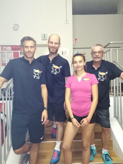 Das Team der 3. Division der NV Squash Union Wr. Neudorf-Mödling