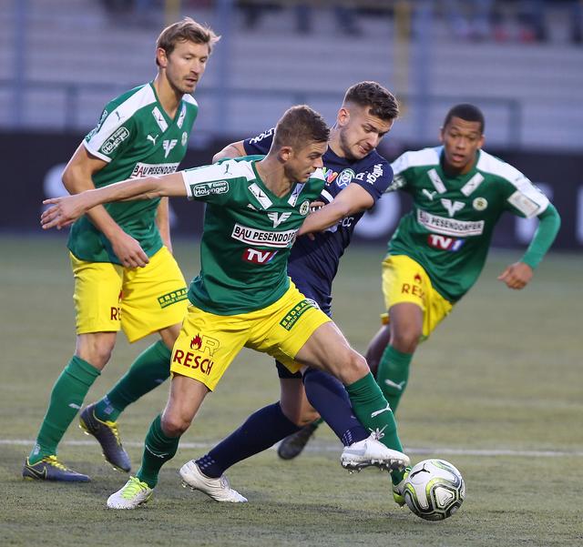 UVB-Spieler: Lukas Leitner, Alexander Fröschl und Yannick Johnson