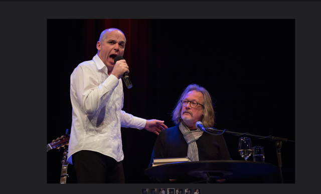 Literarisch-musikalisch gemischtes Doppel erster Güte: Georg Clementi und Harald Martenstein