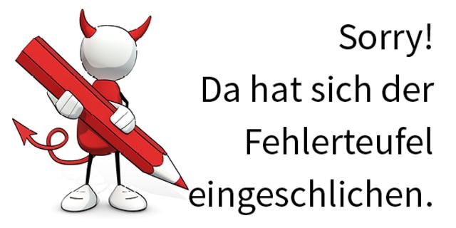 Fehlerteufelchen! | Foto: Fotolia