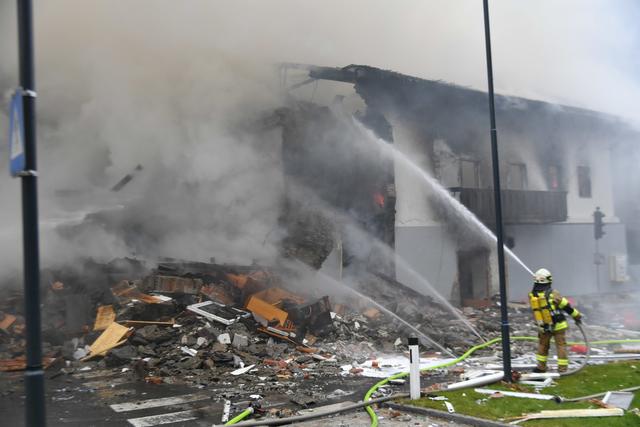 Heute, 23. September 2019, gegen 11:20 Uhr kam es in Vals, St. Jodok, SPAR-Sparmarkt zu einer Gas-Explosion. | Foto: zeitungsfoto.at