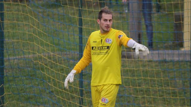 Goalie Lukas Ascher: Er war dank sensationeller Paraden gegen Rechberg bester Mann der Spg. Perg/Windhaag.