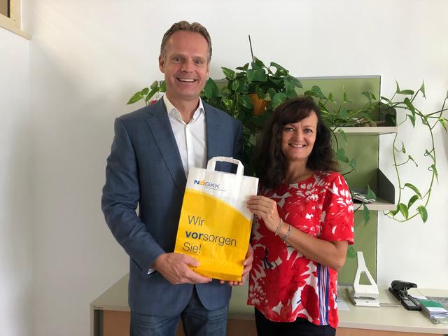 Thomas Wieland, Elisabeth Gschiel (SCL NÖGKK Mödling) | Foto: NÖGKK