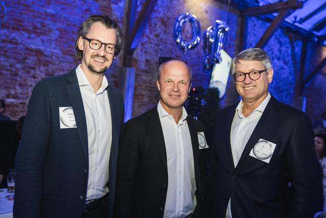Führungstrio: Die Styria-Vorstände Bernhard Kiener, Markus Mair und Kurt Kribitz (v. l.) | Foto: ballguide/Großschädl