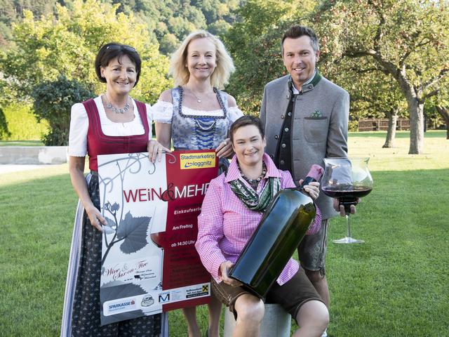 In Gloggnitz wird am Wochenende das Weinfest organisiert. | Foto: Wein &amp; Mehr