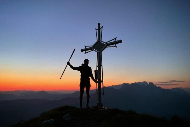 Wolfgang Laimer am Schober bei Sonnenaufgang. | Foto: Inselsbacher