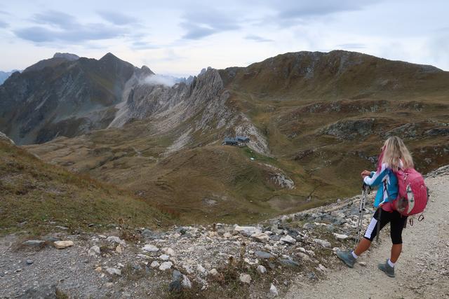 Blick runter zur Standschützenhütte