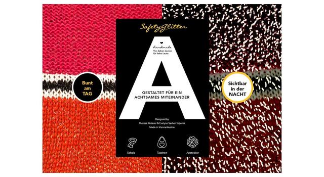 Therese Reiterer-Wollner & Evelyne Sacher-Toporek
präsentieren
„SafetyGlitter – Reflektierende Sicherheit“
in der Florianigasse 75, Ecke Uhlplatz
Eröffnung: Sonntag 27.10.2019 um 16 Uhr
Ausstellung: täglich von 14-19 Uhr
Ausklang: 1.11.2019 von 16-19 Uhr
freier Eintritt!
mehr www.sandpeck.com