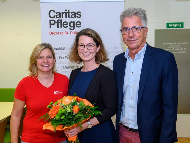 Andrea Reiter, Elena Steinmaßl und Hannes Hofmarcher. | Foto: Roland Mayr