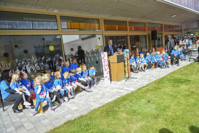Der Kindergarten wurde heute offiziell eröffnet | Foto: LPD Kärnten/Helge Bauer