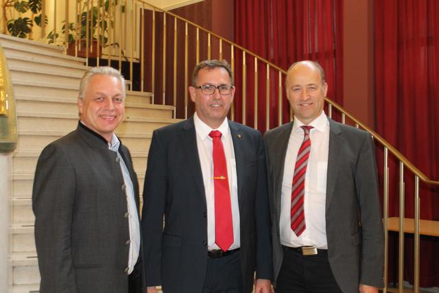 Franz Stefan Karlinger, Christian Deleja-Hotko und Manfred Hageneder. | Foto: BRS/Mitterbauer