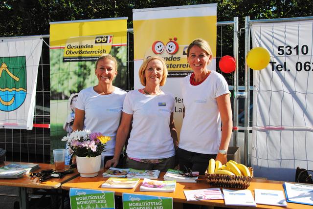 Infostand der Gesunden Gemeinden Mondseeland