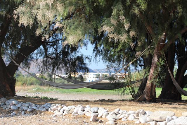 In unserer Anlage gibt es so schöne Platzerl zum Relaxen.