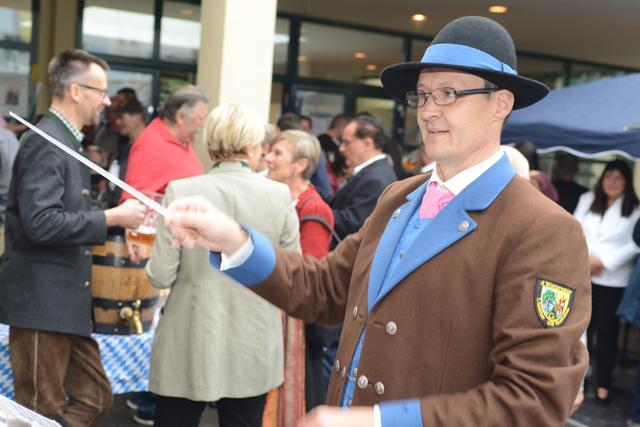 Kapellmeister Joachim Luitz dirigierte den 1. Gablitzer Musikverein.