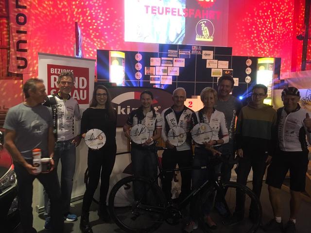 Das Radsport Plöckinger Racing Team sahnte bei der 20. Teufelsfahrt 4 Stockerlplätze und dan Hauptpreis, ein Rennrad ab