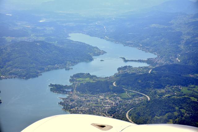 Einmal den Wörthersee von oben ansehen