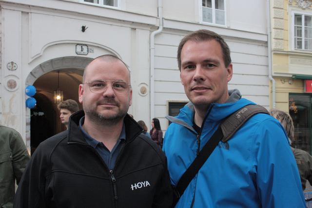 Harald Bacik und Andreas Hodi sind begeistert.