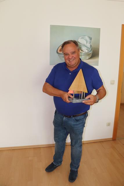Wolfgang Stix freut sich über die Auszeichnung. | Foto: Tanja Handlfinger