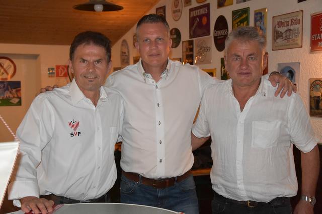 Obmänner-Trio (von links): Wolfgang Freudenthaler, Harald Würzl und Josef Hölzl.