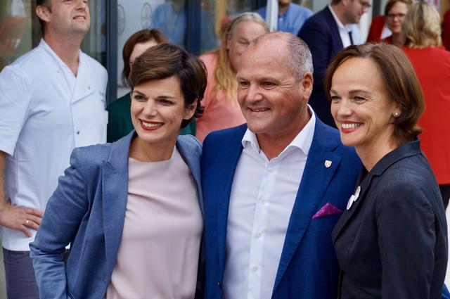 Pamela Rendi-Wagner, Alois Schroll und Sonja Hammerschmid