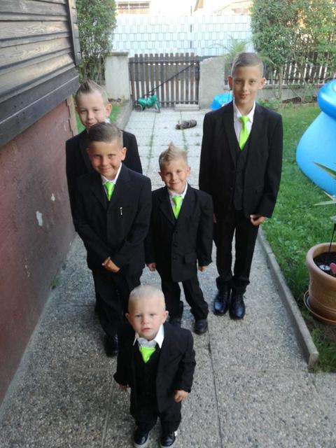 Christof (10), Leon (13), Luca (11), Tiago (7), Marvin (3).