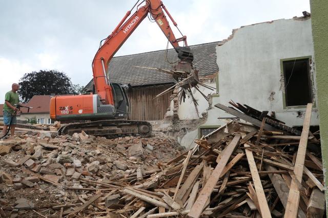 Das "17er-Haus" in Gresten ist abgerissen worden.