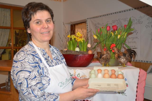 Erna Deutsch vermarktet hauseigene Produkte in ihrem Hofladen.
