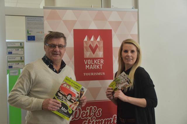 Obmann Karl Kräuter und Geschäftsführerin Nicole Malle haben die Mitglieder empfangen
