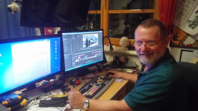 Heimo Holik verbrachte für den Dokumentarfilm unzählige Stunden vor dem Bildschirm. | Foto: KK