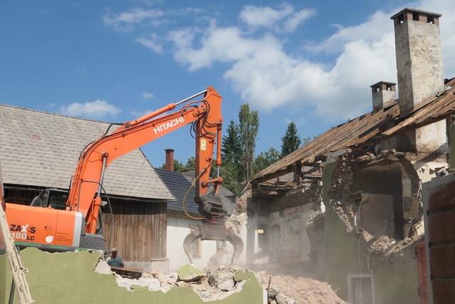 Das "17er-Haus" in Gresten ist abgerissen worden.