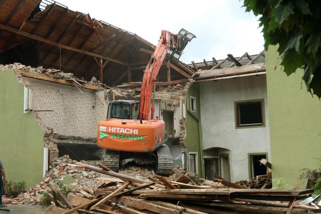 Das "17er-Haus" in Gresten ist abgerissen worden.