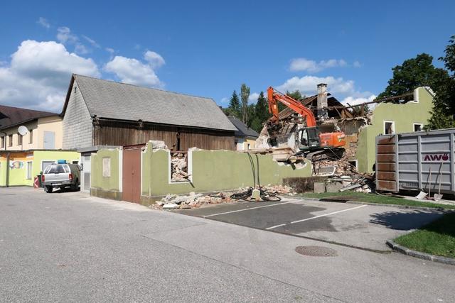 Das "17er-Haus" in Gresten ist abgerissen worden.