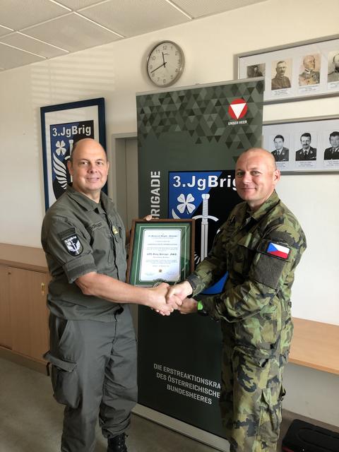  Oberst Georg Härtinger, Major Jan Kominek | Foto: privat