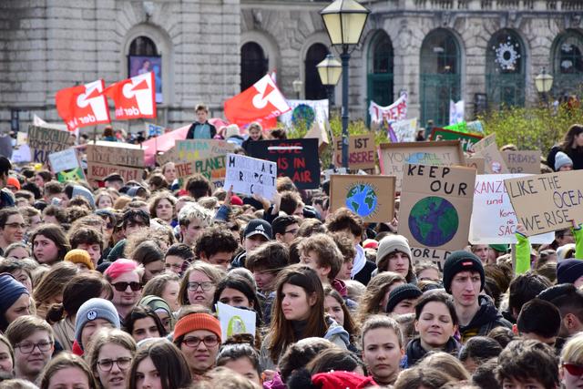 Bei der "fridays for future"-Demonstration soll eine Menschenkette vor dem Kanzleramt gebildet werden.