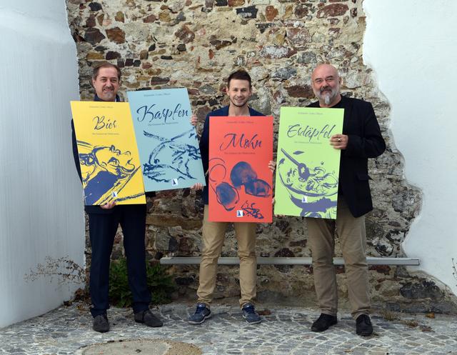 Journalist Reinhard Linke, Kulturmanager Christoph Mayer und Kulturhistoriker Hannes Etzlstorfer. | Foto: Die Genüsse des Waldviertels
