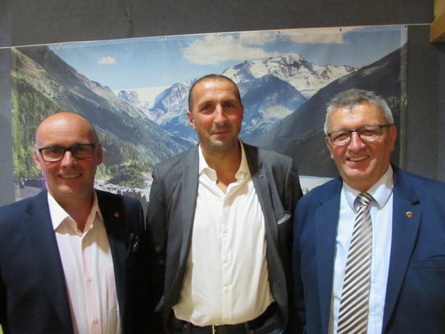 Bürgermeisterkollegen unter sich: Bernhard Achenrainer, Peter Moritz und Peepi Raich. 