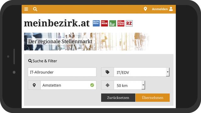 Die Regionalmedien bieten eine Jobbörse mit Umkreissuche an. Aktuelle Inserate zeigen den Bedarf an lokalen Arbeitskräften.