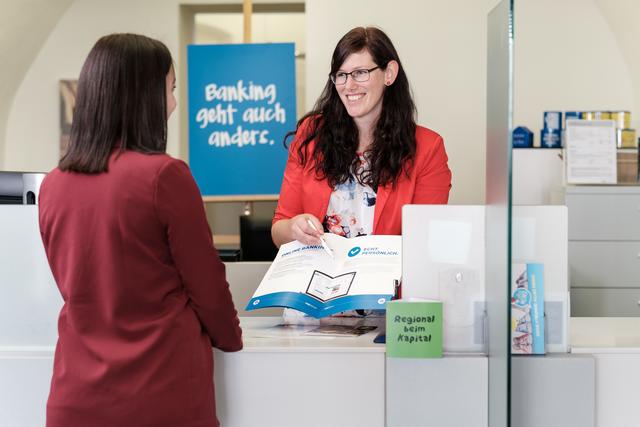 Sabrina Narnleitner, Individualkundenbetreuerin in der VKB-Bank Freistadt.