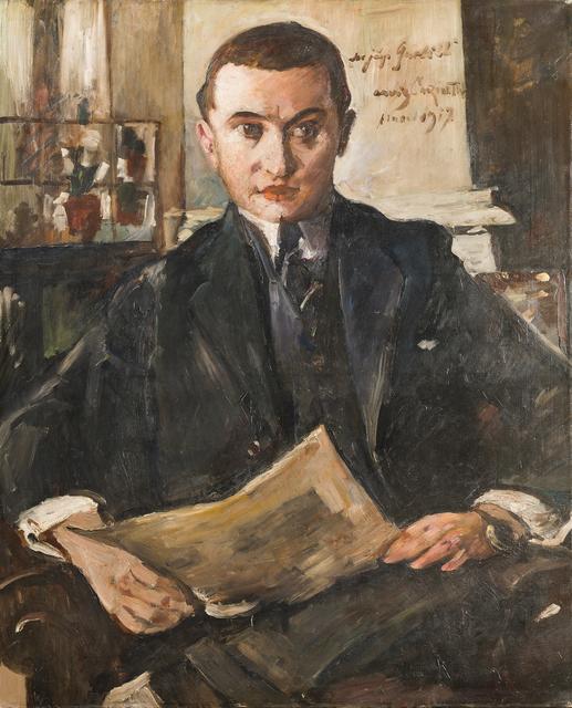 Bildnis von Kunstsammler und -händler Wolfgang Gurlitt, 1917 | Foto: Lovis Corinth