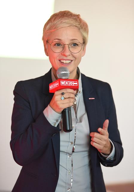 WKOÖ-Präsidentin Doris Hummer bei der Eröffnung der WKO base in der Linzer Tabakfabrik. | Foto: WKOÖ/Röbl