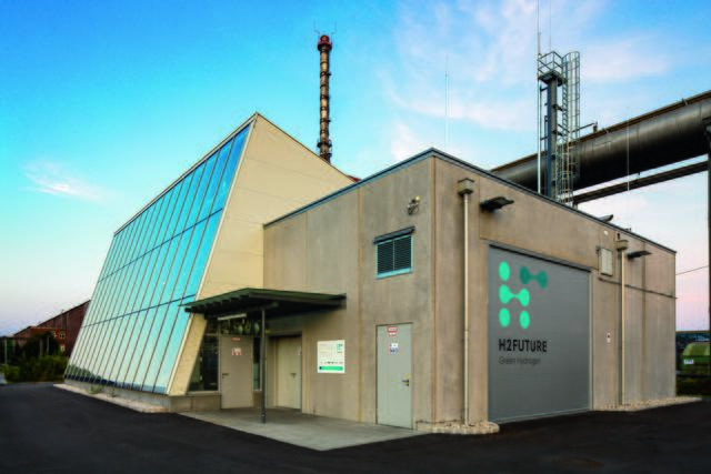 Am voestalpine-Standort in Linz wird an grünem Wasserstoff geforscht.