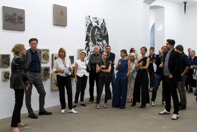 Ausstellungseröffnung: Thomas Feuerstein zeigt in der Galerie Thoman seine Arbeiten.  | Foto: Galerie Thoman