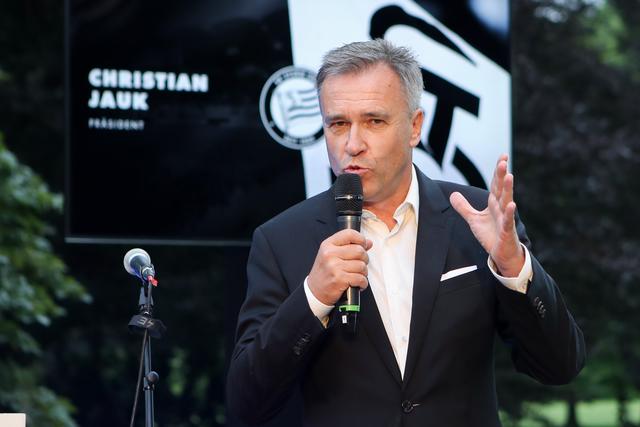 Christian Jauk: "Wir sind der erste steirische Fußballclub, der eine Wertschöpfungsstudie durchgeführt hat." | Foto: GEPA