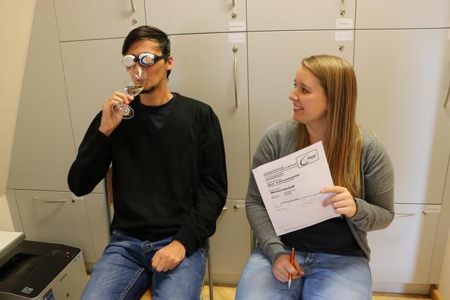 Drei regionale Sorten waren blind zu verkosten.