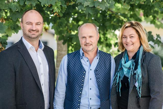 Vorstand: Christine Lecker, Gernot Meier (l.), Siegfried Neuhold.
